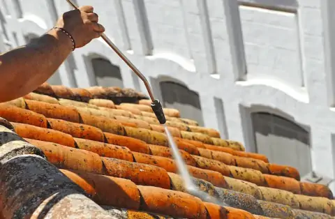 Nettoyage de toitures - Sainte-Hélène